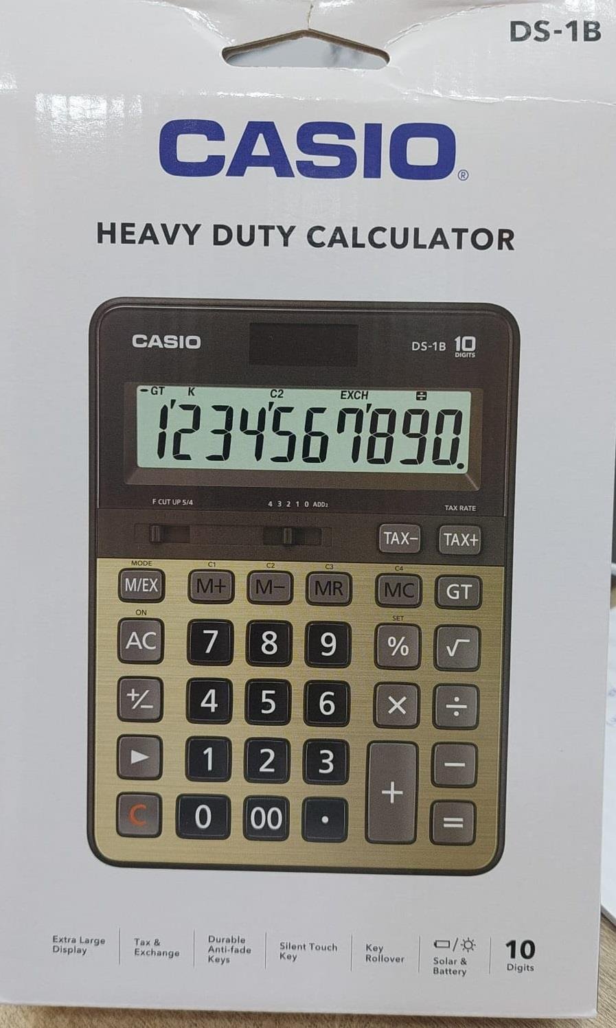 Casio DS-1B-GD Masaüstü Hesap Makinası