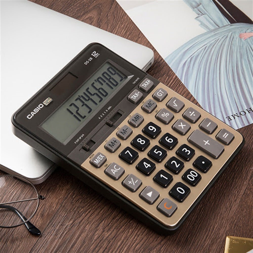 Casio DS-2B Gold Series Masaüstü Hesap Makinası