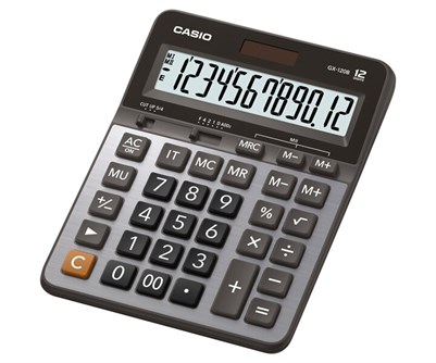 Casio GX-120B 12 Haneli Masaüstü Hesap Makinesi