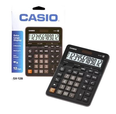 Casio GX-12B 12 Haneli Masaüstü Hesap Makinesi