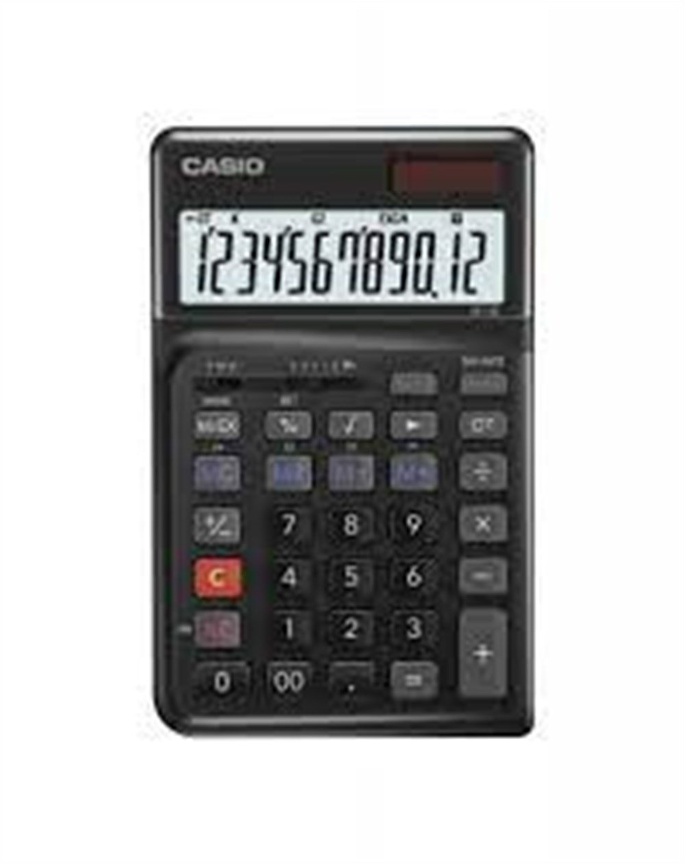 Casio JE-12E-BK 12 Haneli Masaüstü Hesap Makinesi