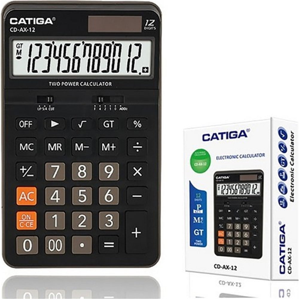 Catiga CD-AX-12 12 Hane Masaüstü Hesap Makinesi