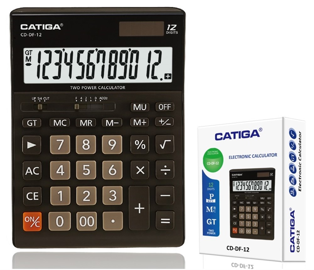 CATIGA CD-DF-12 12 HANE MASAÜSTÜ HESAP MAKİNESİ