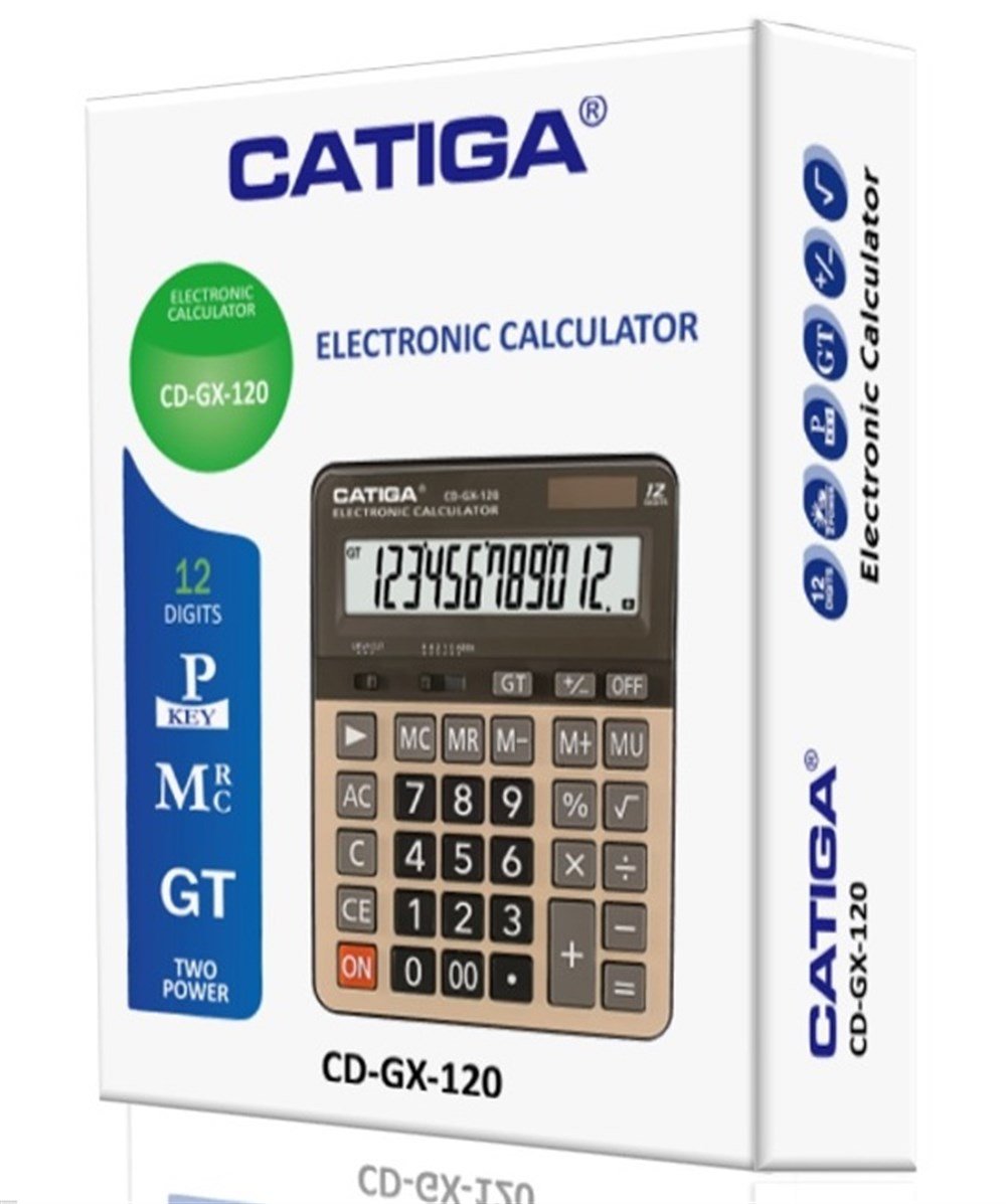 CATIGA CD-GX-120 12 HANE MASAÜSTÜ HESAP MAKİNESİ