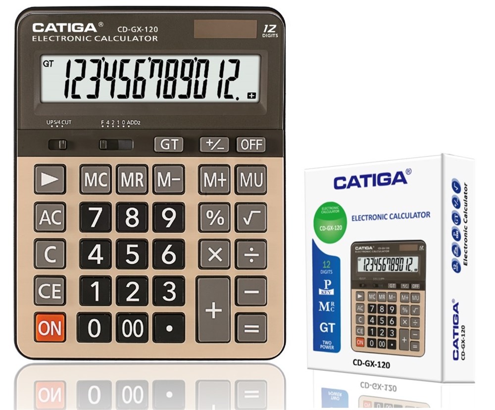 CATIGA CD-GX-120 12 HANE MASAÜSTÜ HESAP MAKİNESİ