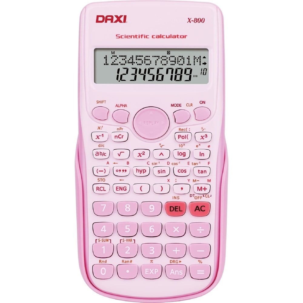 Daxi X-800 240 Fonksiyon Bilimsel Hesap Makinesi Pembe