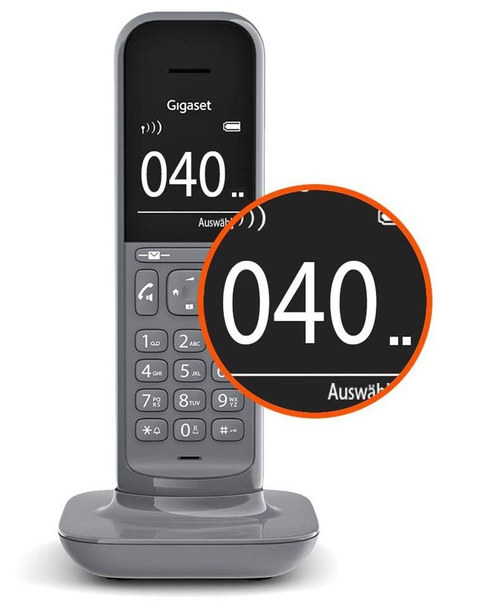 Gigaset CL390 Duo 2 Ahizeli Telsiz Telefon Satellite Grey