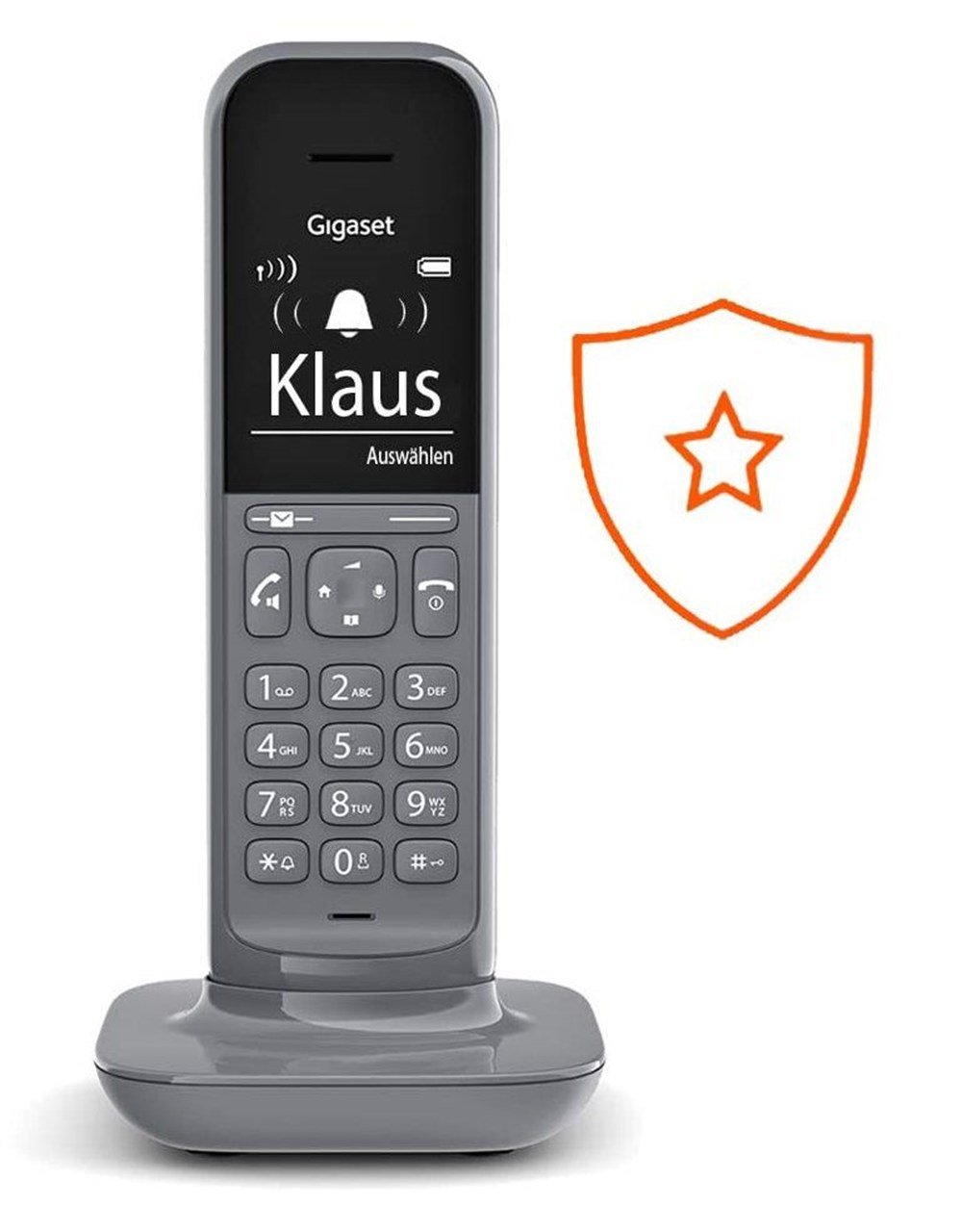Gigaset CL390 Trio 3 Ahizeli Telsiz Telefon Satellite Grey