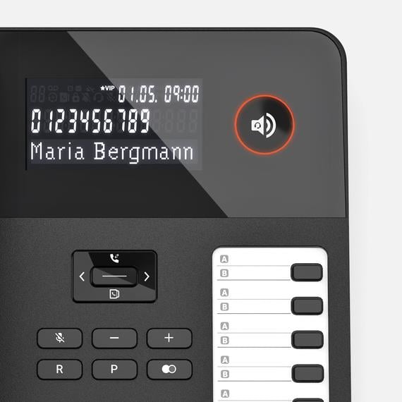 Gigaset Desk 600 Ekranlı Masaüstü Kablolu Telefon Siyah