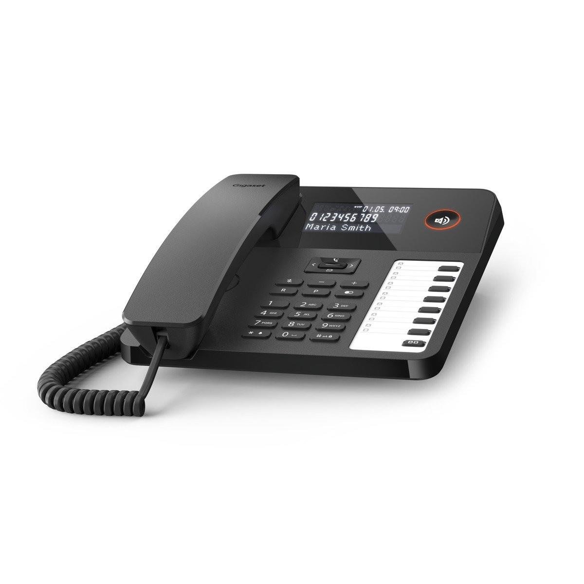 Gigaset Desk 600 Ekranlı Masaüstü Kablolu Telefon Siyah