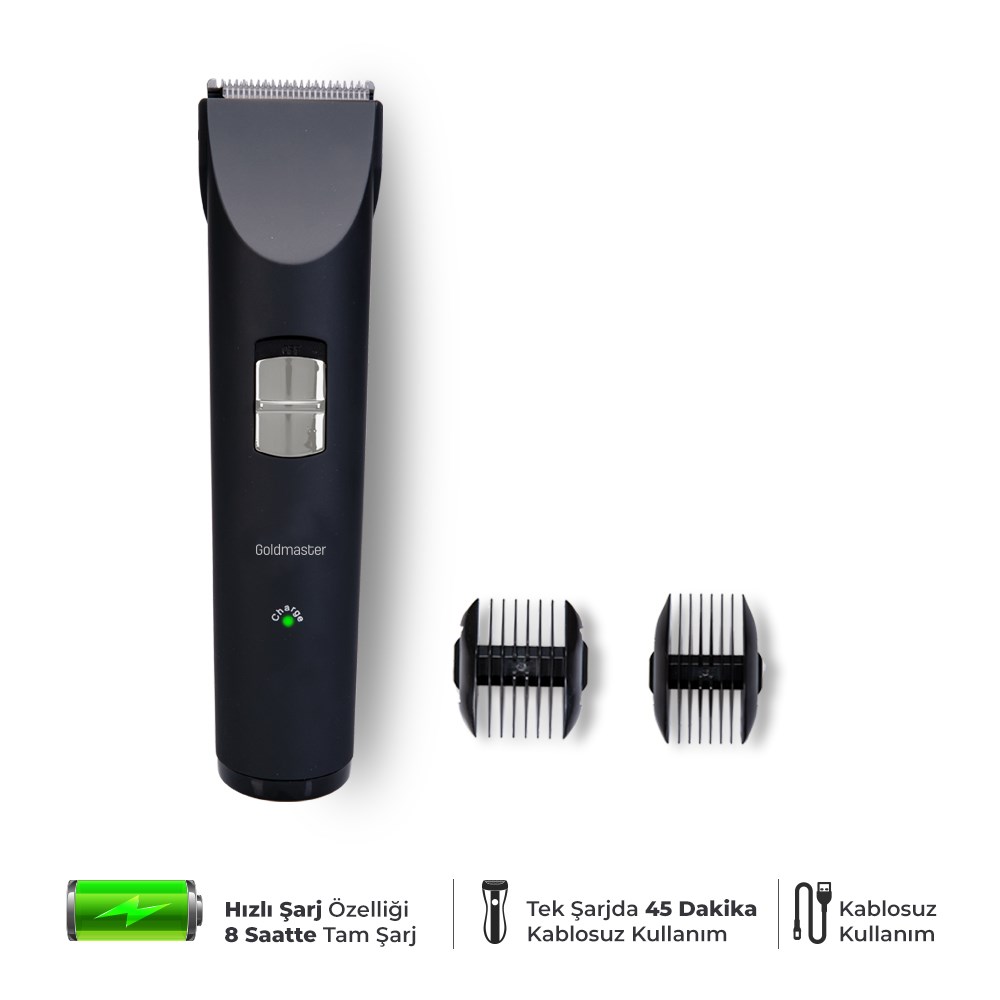 Goldmaster GM-7135 Stil Şarjlı Saç Tıraş Kesme Makinesi