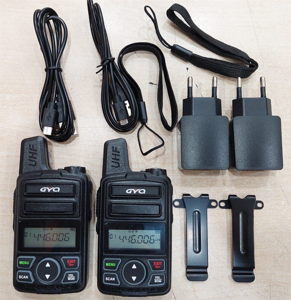 GYQ Q210 Dijital Mini Pmr El Telsizi (2'li Set)