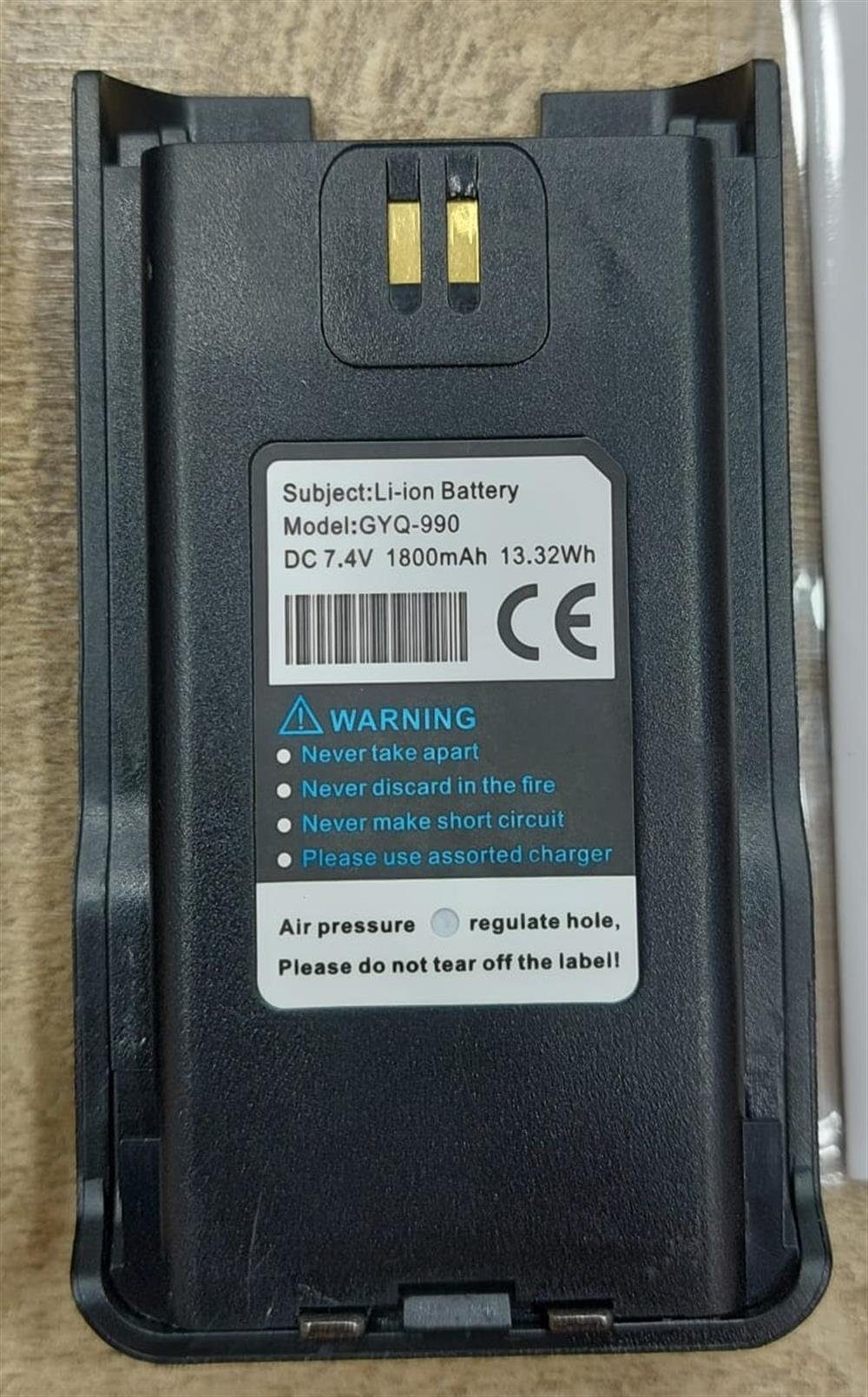 GYQ Q990 Pmr El Telsizi 15 Km IP67 Su Geçirmez (Tekli Paket)