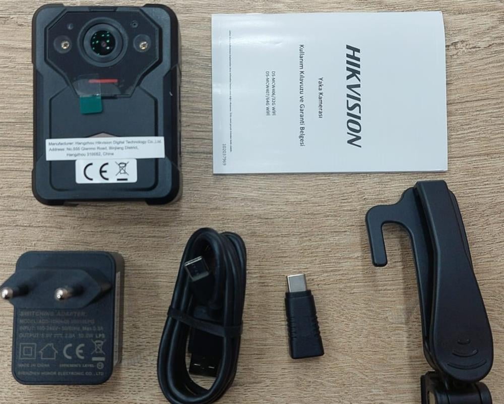 Hikvision Body Camera DS-MCW406 Yaka Güvenlik Kamerası