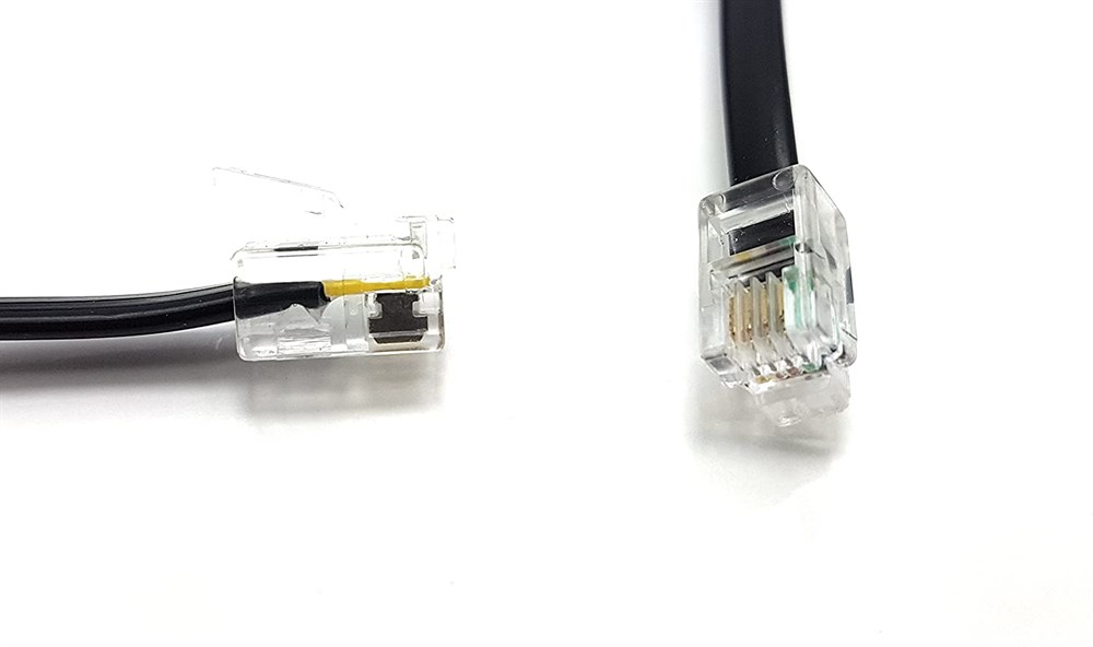 Kablolu Telefon Uyumlu Spiral Kablo Siyah