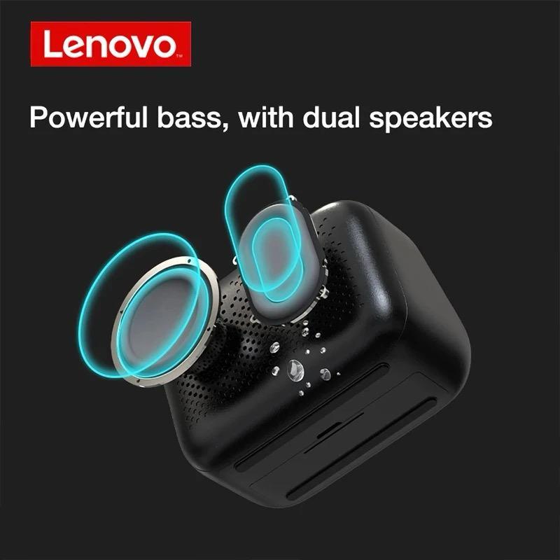 Lenovo TS13 Alarmlı Bluetooth Hoparlör Yeşil