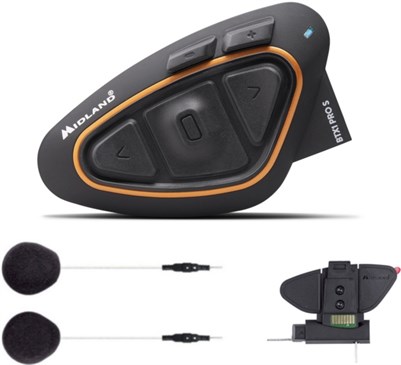Midland BTX1 Pro S Bluetooth Haberleşme Sistemi (Tekli Paket)