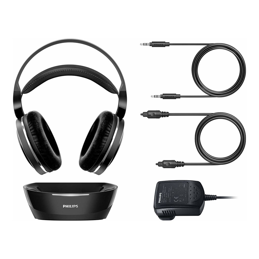 Philips SHD8850/12 Kulaküstü TV Kablosuz Kulaklık, Siyah