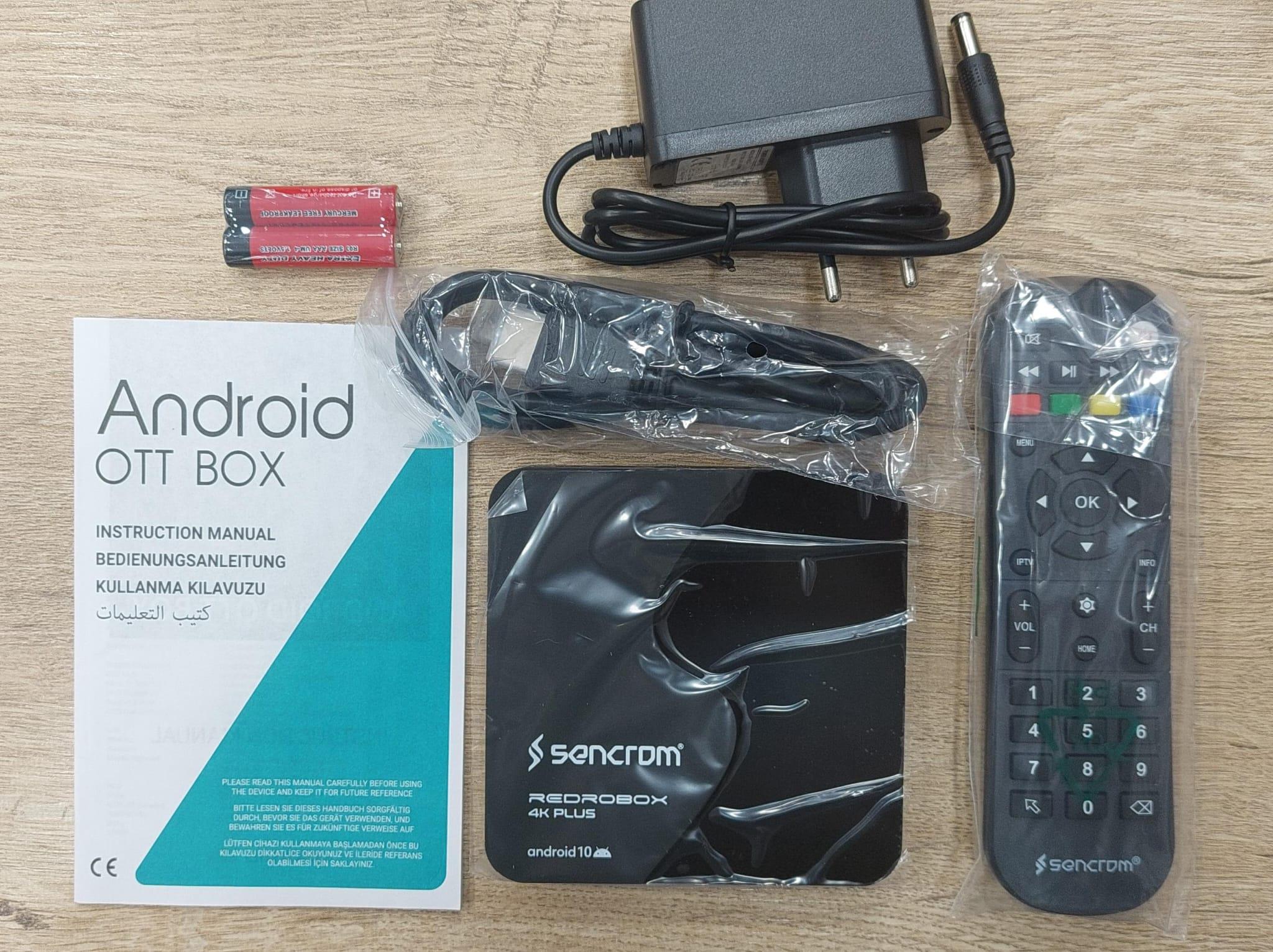 Sencrom Redro Box 4K Plus 2GB 16GB Android 10 Tv Box