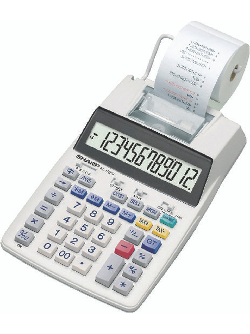 Sharp EL-1750V 12 Haneli Şeritli Hesap Makinesi