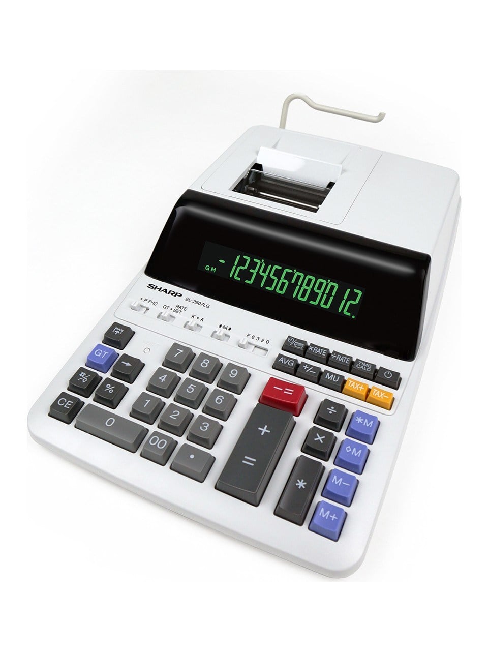Sharp EL-2607LG 12 Haneli Şeritli Hesap Makinesi