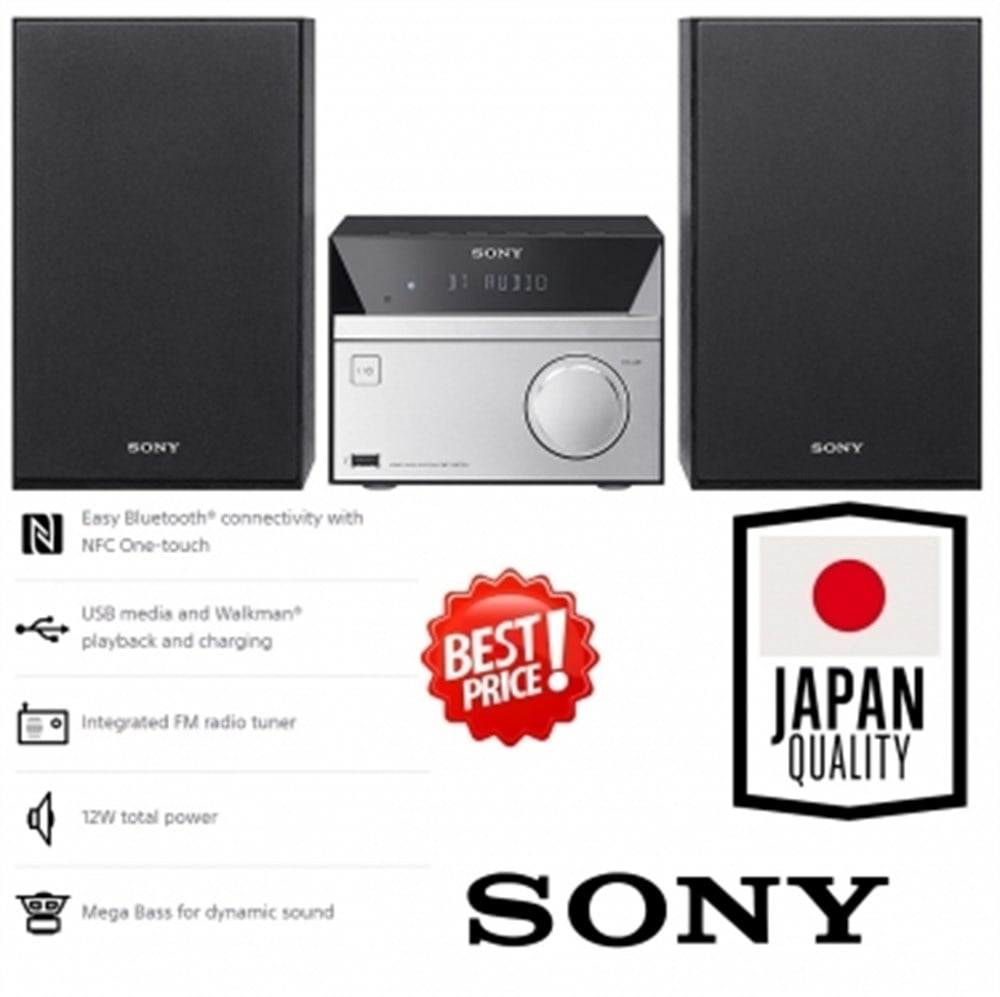 Sony CMT-SBT20 12 W CD Çalar NFC Hi-Fi Ses Sistemi