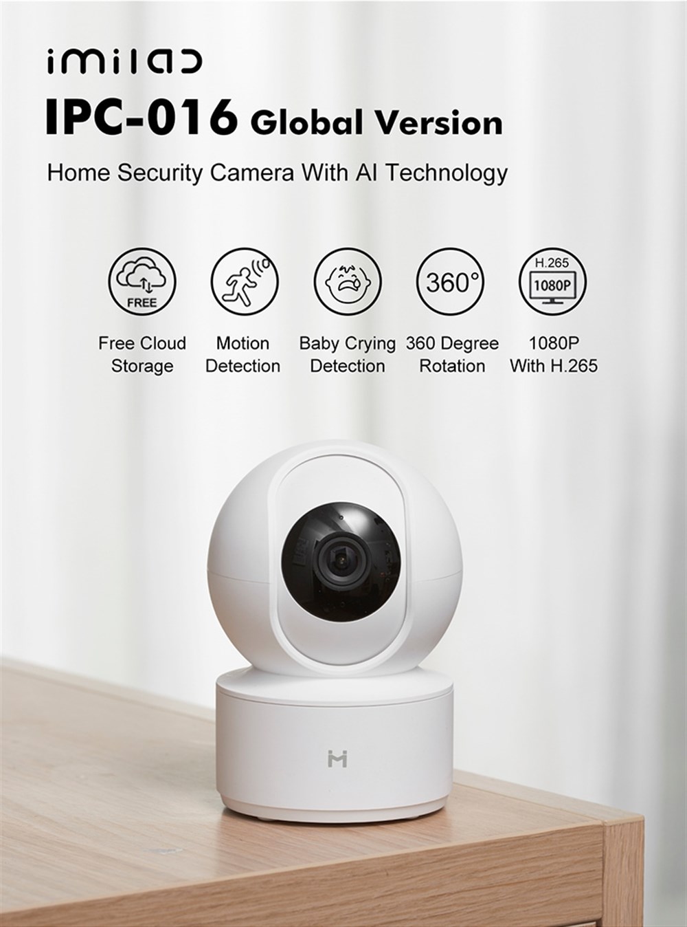 Xiaomi Imilab 016 Ip 1080P Güvenlik Kamerası