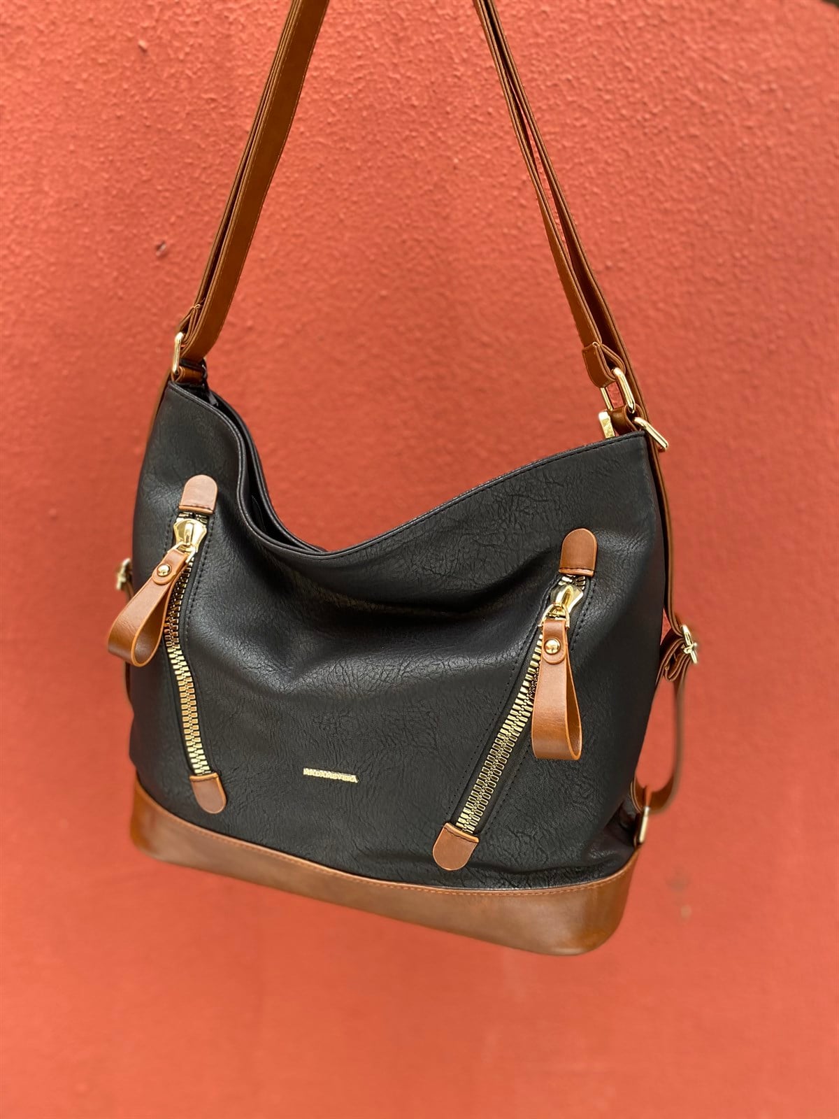 Kadın Çanta MV078 Siyah Taba