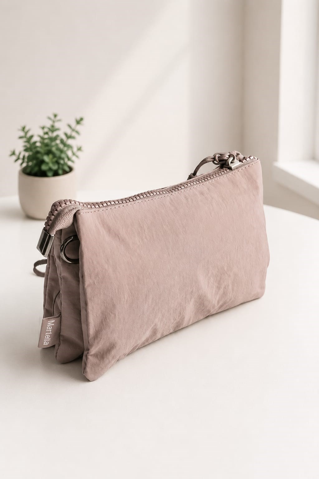 Martella Kipling Kumaş Clutch Çanta M113 Pembe