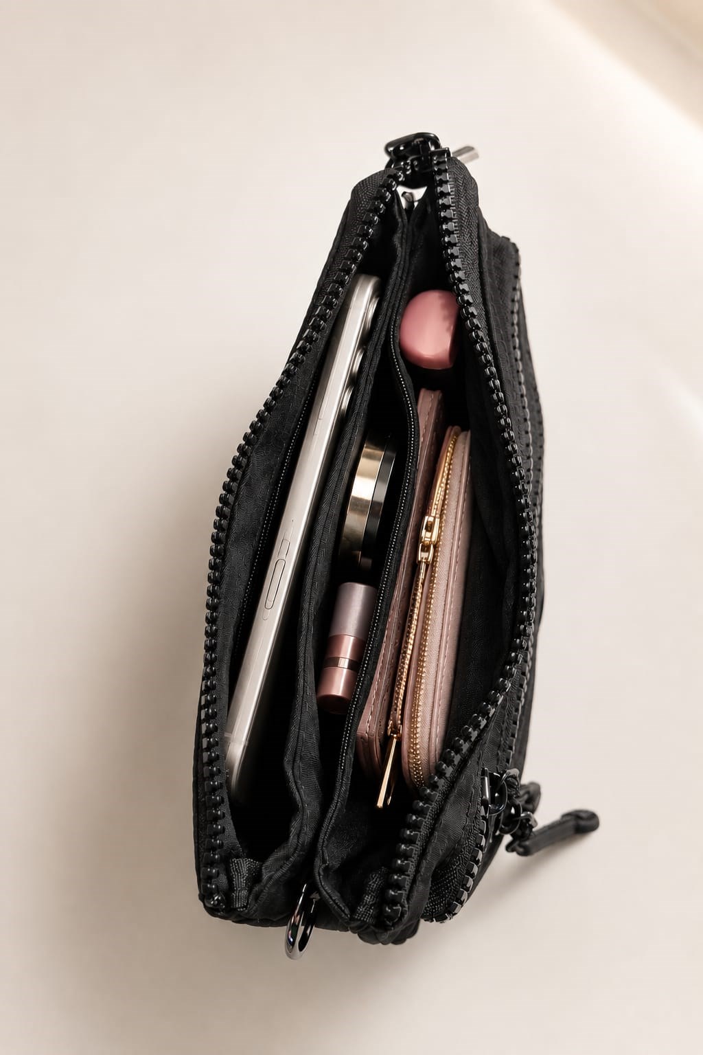 Martella Kipling Kumaş Clutch Çanta M113 Siyah