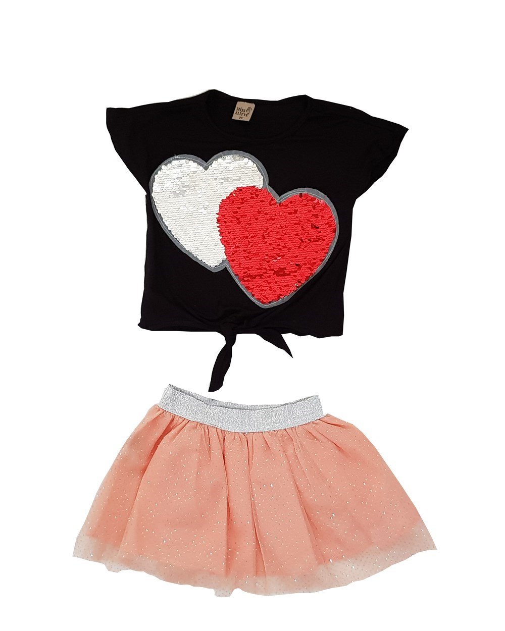 Miss Elite Tütü Etekli Kız Çocuk Takım 2-5 Yaş