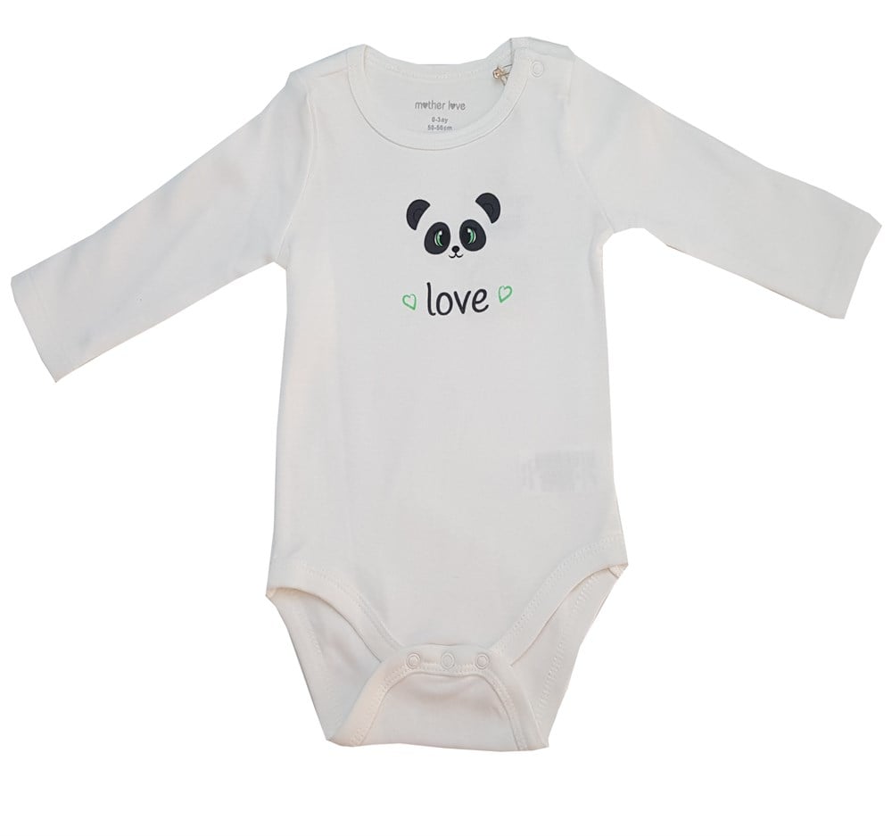 Mother Love Bamboo Pandalı Uzun Kollu Uniseks Badi 