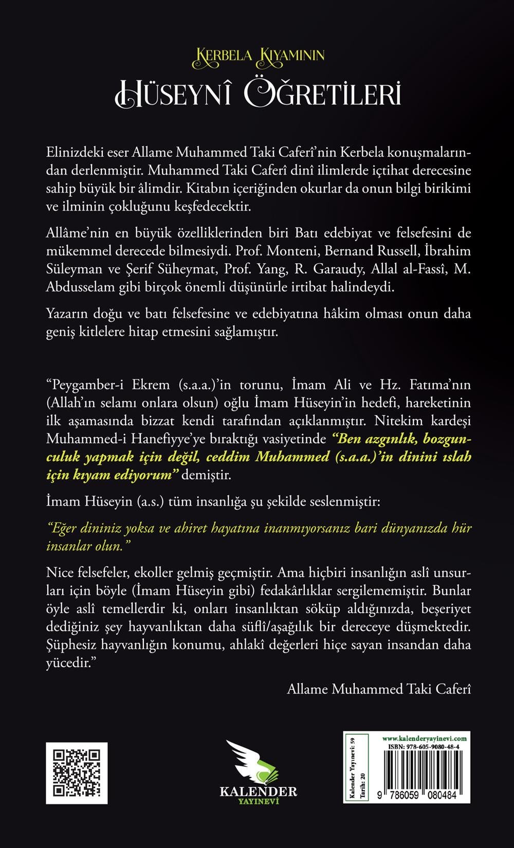 Kerbela Kıyamının Hüseyni Öğretileri