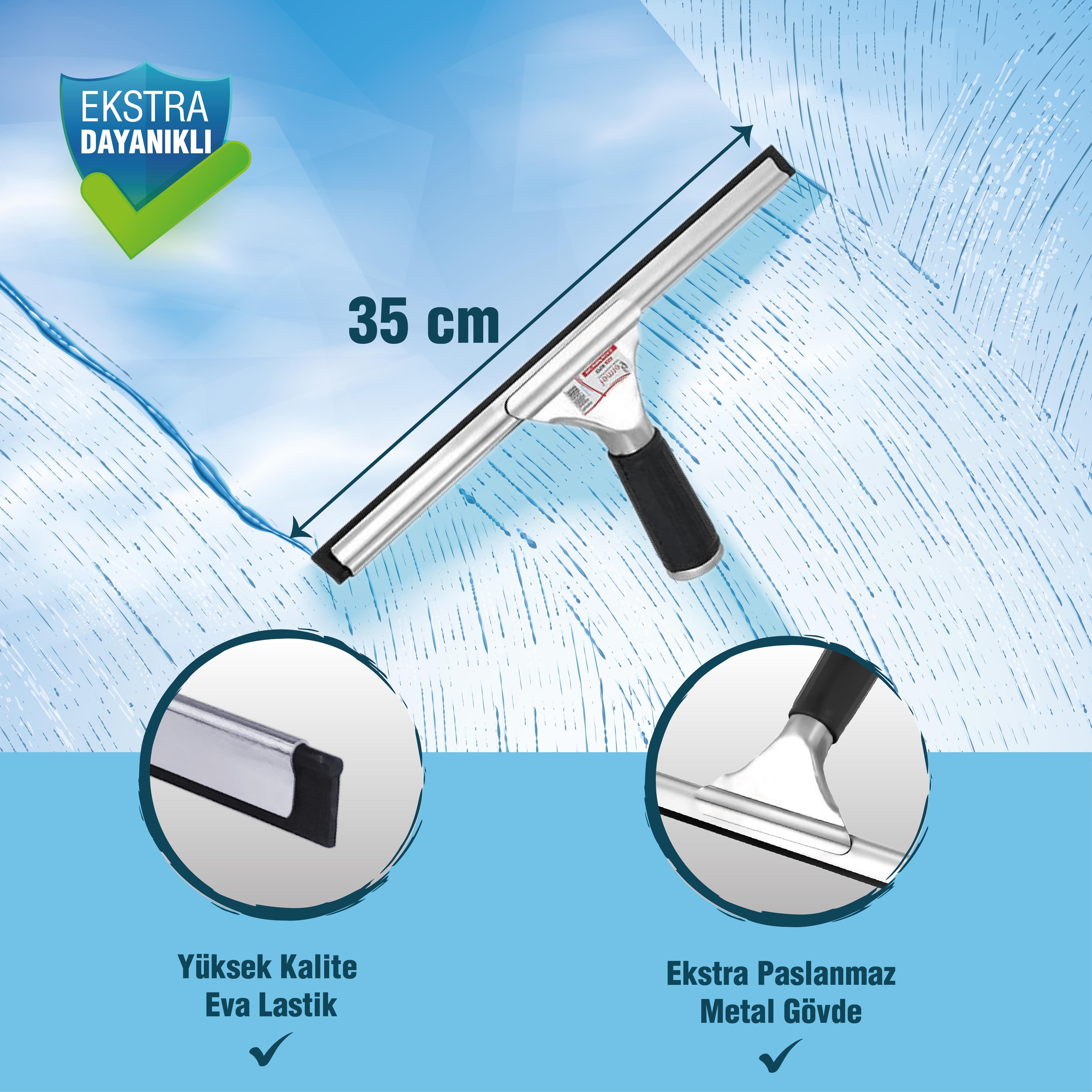 Ermet Y061 35 CM Extra Paslanmaz Metal Camsil