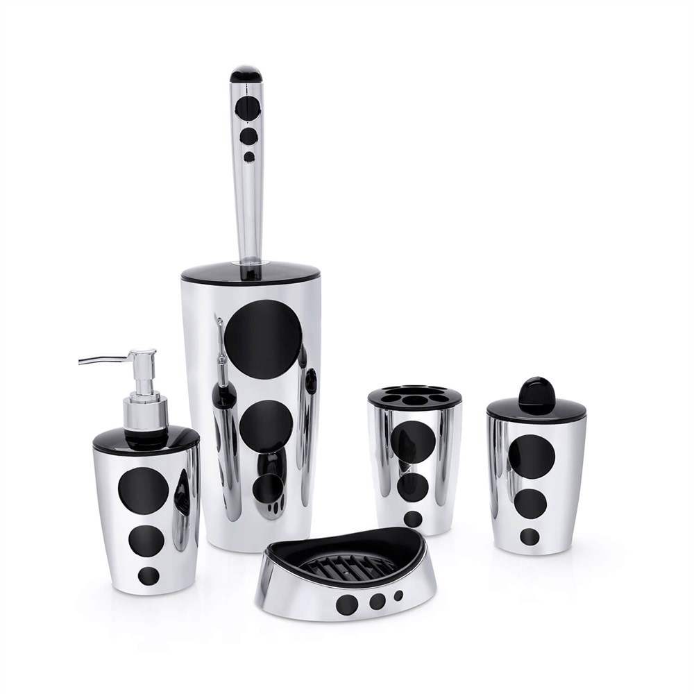 Flora F326 Punto Banyo Seti 5 Parça Krom