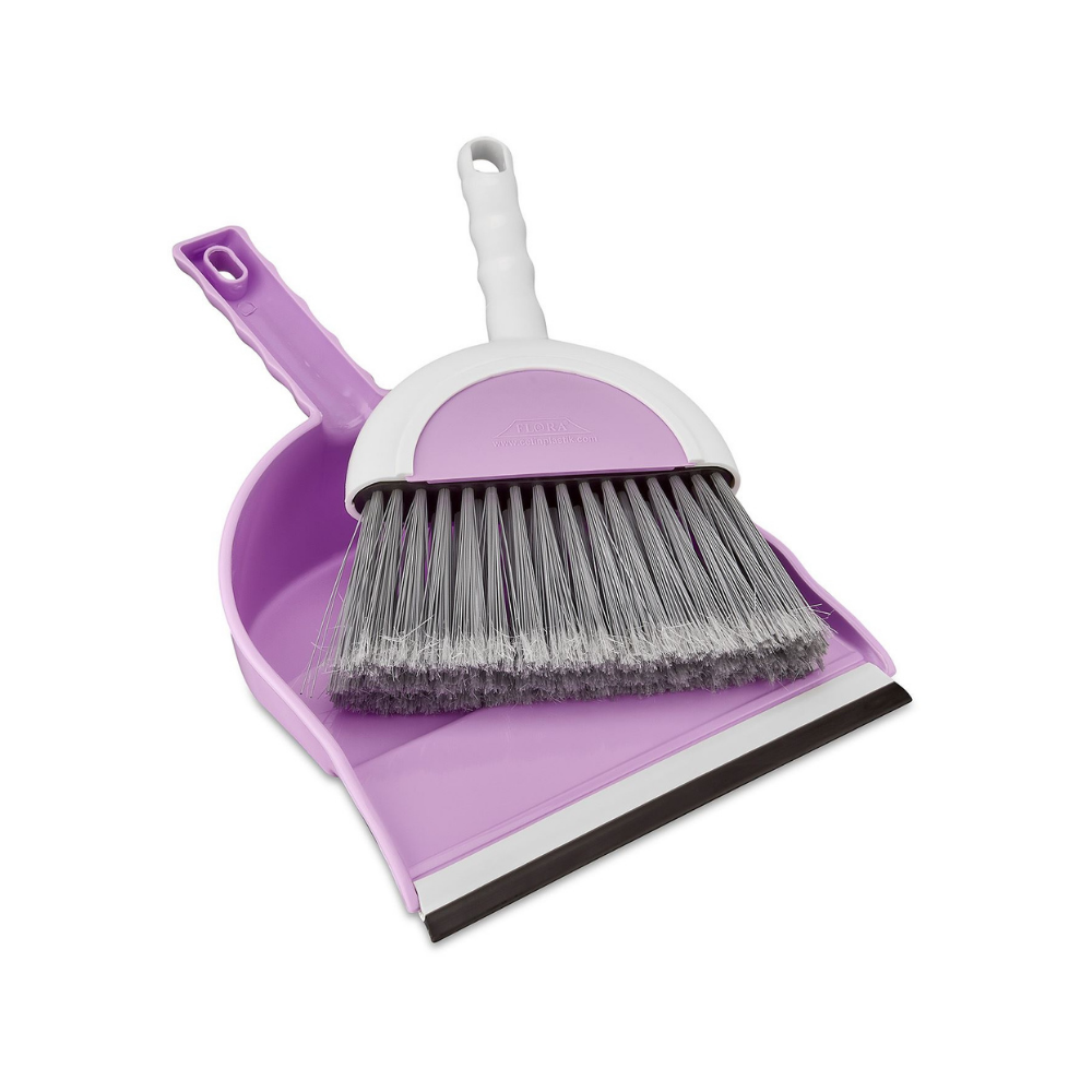 Flora F033 Süpürgeli Faraş Takımı Lastik Uçlu Asorti