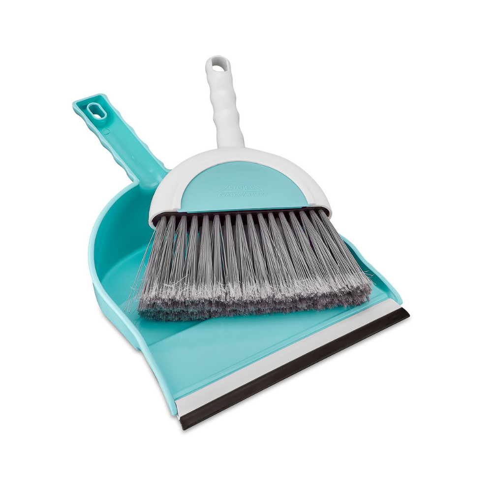 Flora F033 Süpürgeli Faraş Takımı Lastik Uçlu Asorti