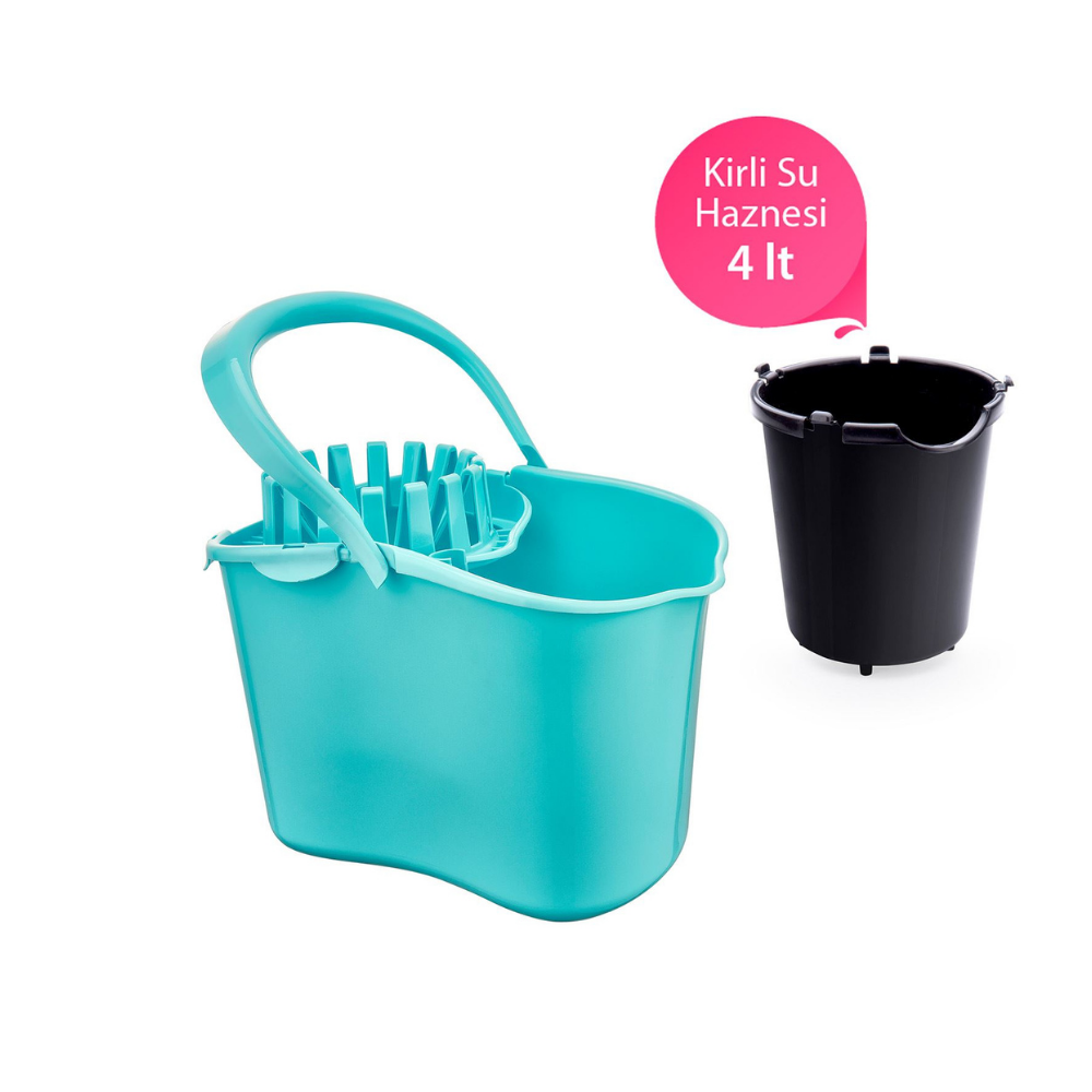 Flora F059 Kirli Su Hazneli Temizlik Kovası Asorti