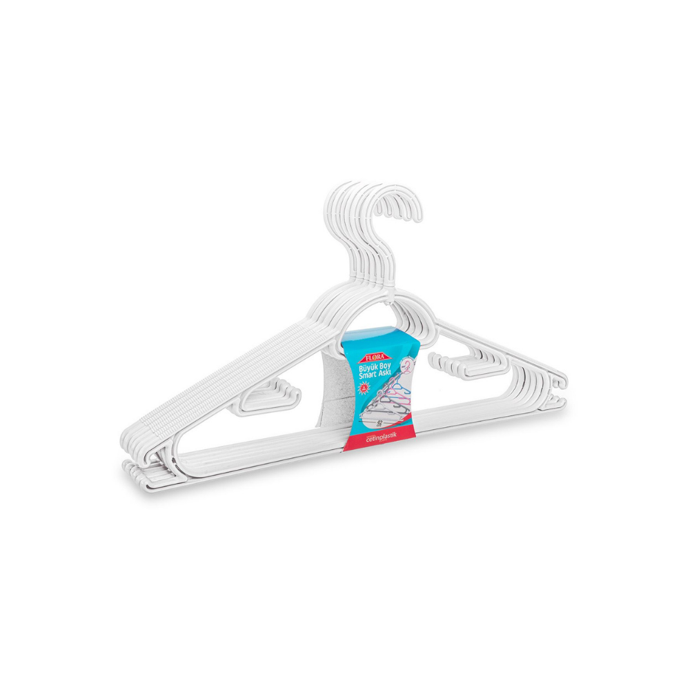 Flora F312 Smart Elbise Askısı 6'lı Asorti