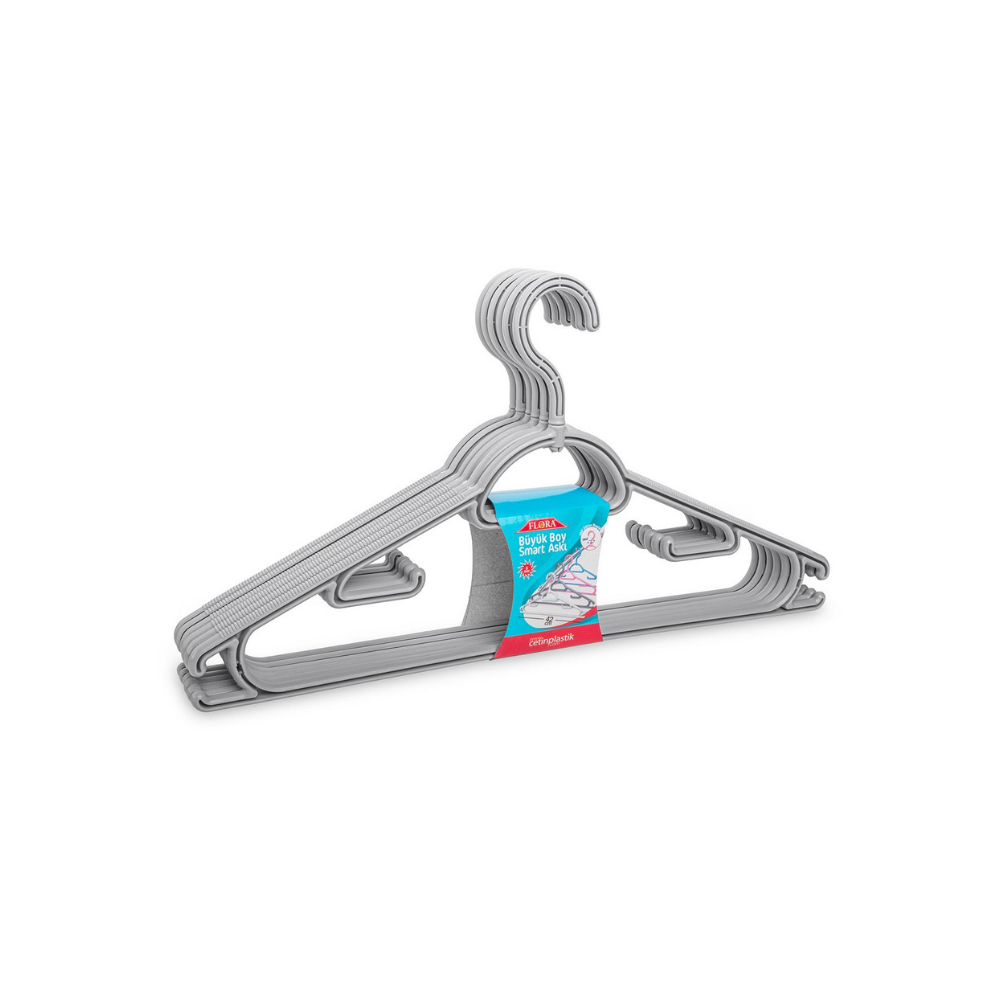 Flora F312 Smart Elbise Askısı 6'lı Asorti