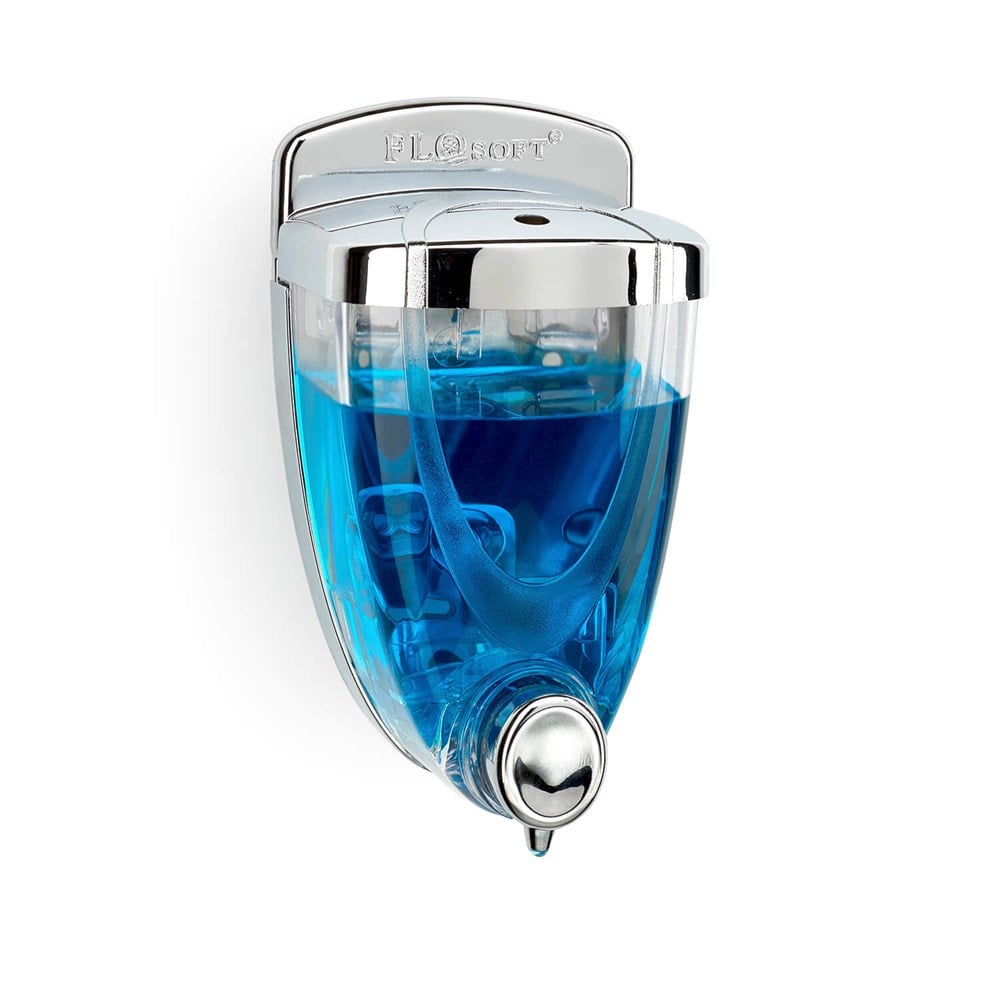 Flosoft F017 Sıvı Sabunluk 350 ML Krom