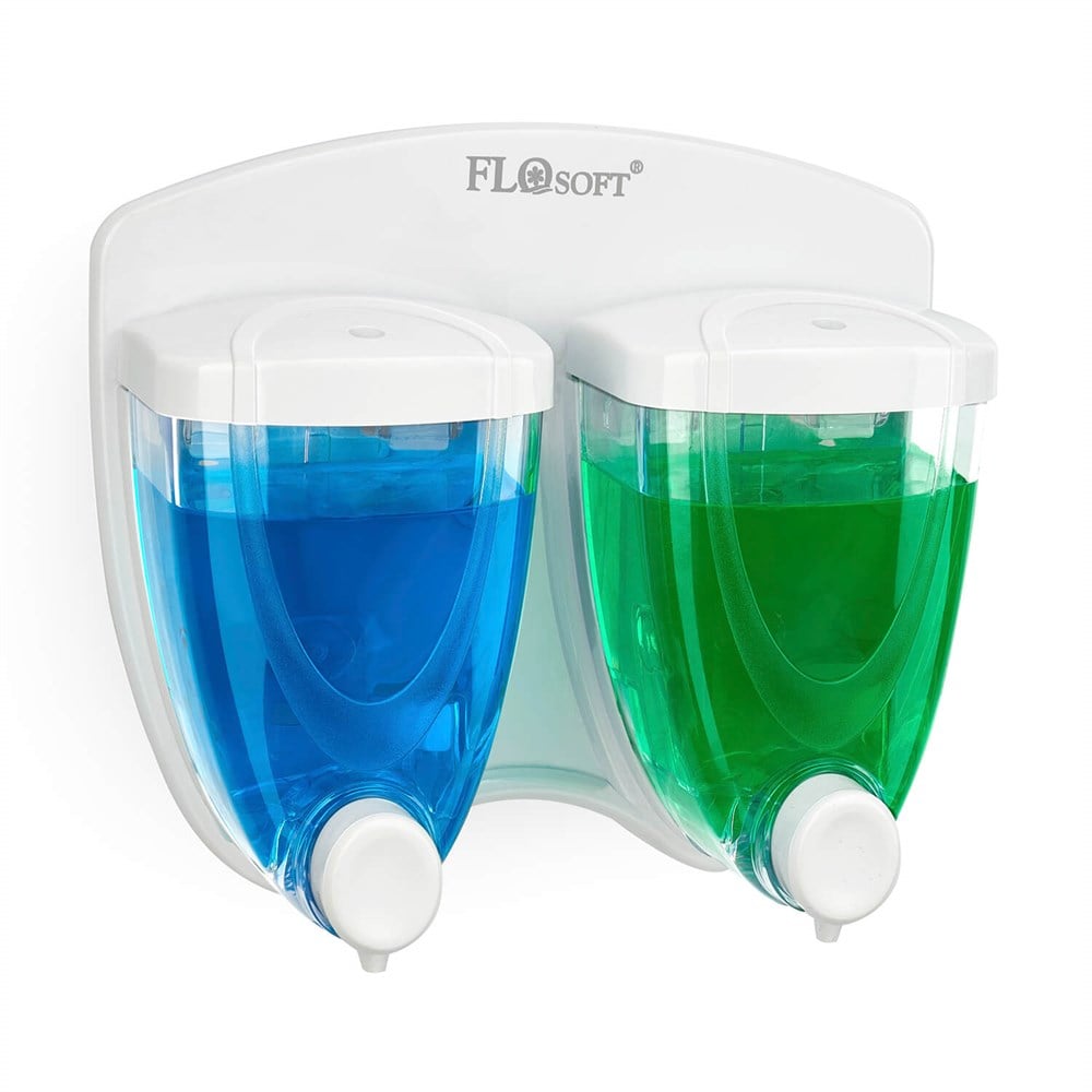 Flosoft F029 Sıvı Sabunluk İkiz 350+350 ML
