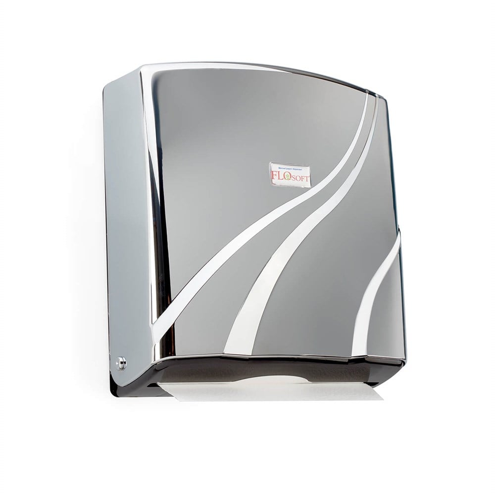 Flosoft F090 Z Katlamalı Kağıt Havluluk 300'lük Krom