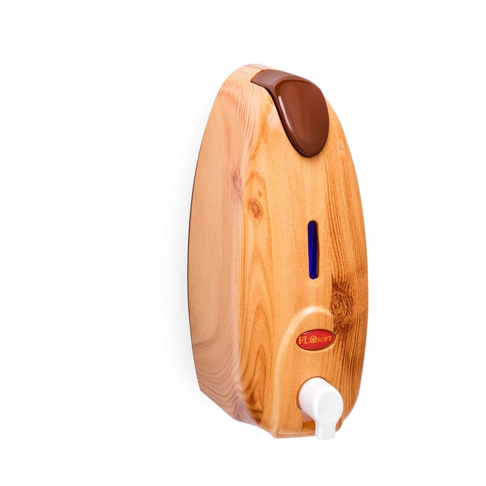 Flosoft F257 Pratik Kapaklı Köpük Dispenseri 500 ML Meşe