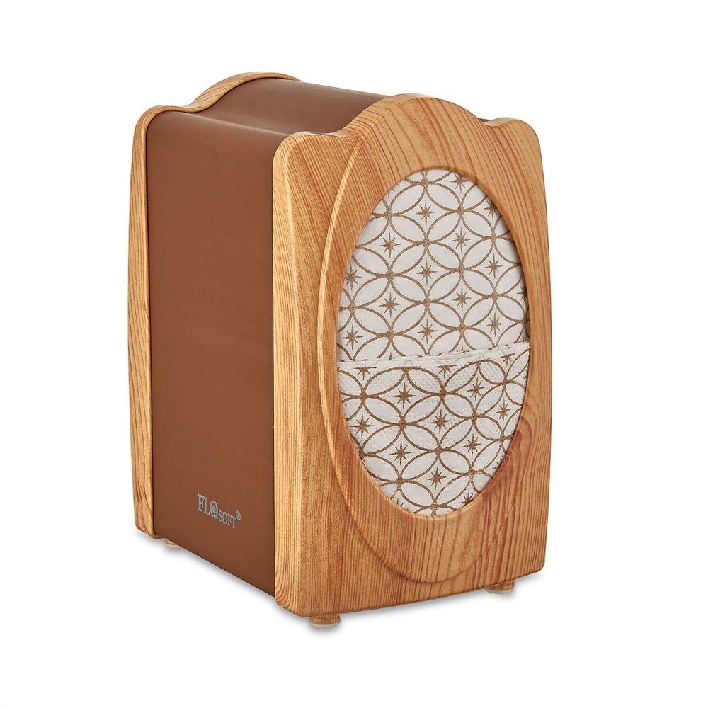 Flosoft F258 Fantastik Peçetelik Dikey Meşe