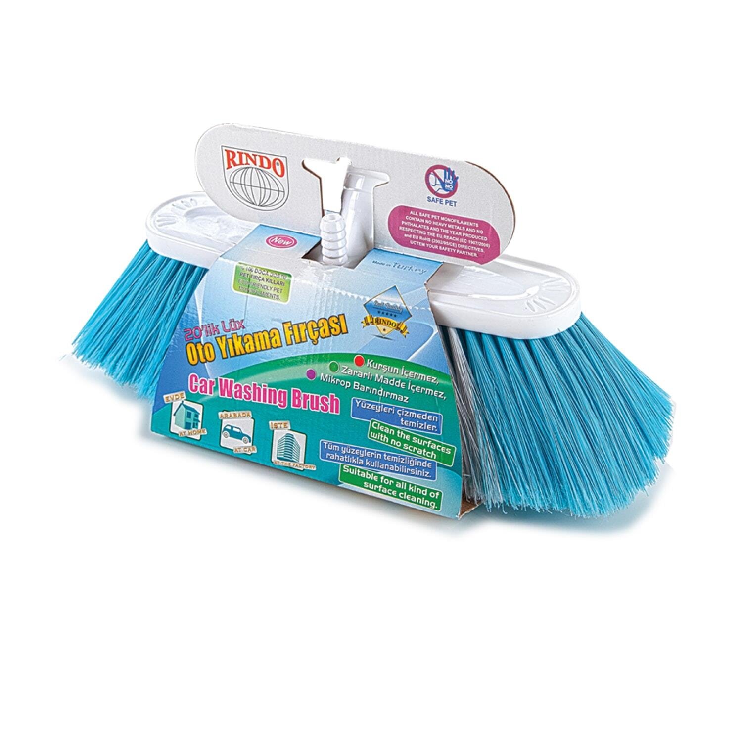 Üçtem OF321 Oto Fırçası Lux Kutulu 20 CM Asorti