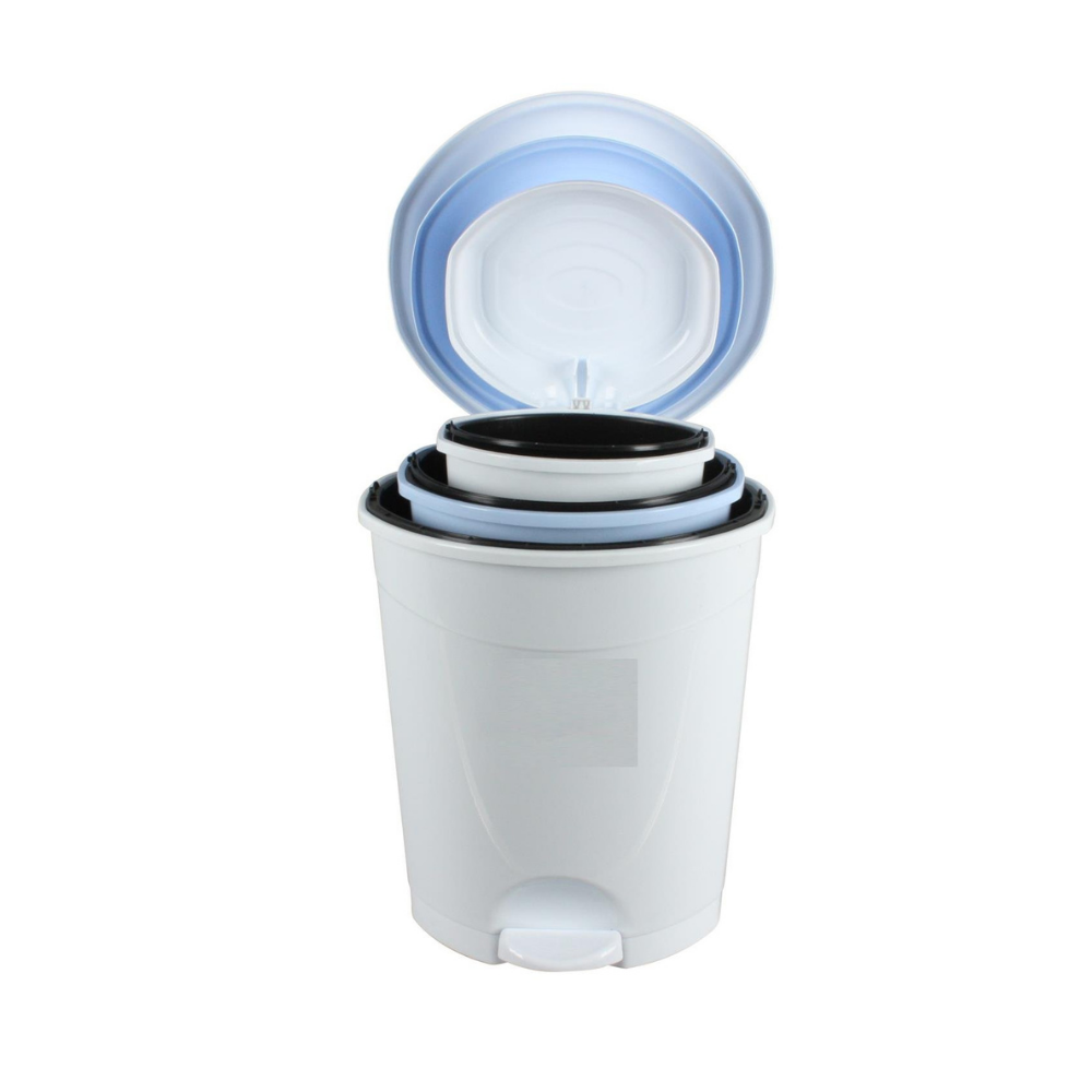 Uğurlar UP131 Pedallı (6-12-22 LT) Çöp Kovası 3'lü Set Lüks Asorti