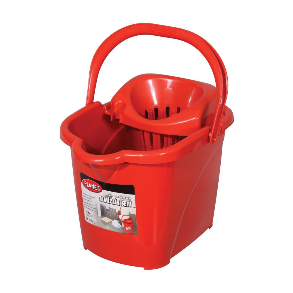 Uğurlar UP604 15 LT Sıkma Kova Eko (Tekerlekli) Asorti