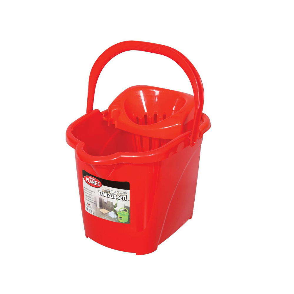 Uğurlar UP605 15 LT Sıkma Kova Lüks (Tekerlekli) Asorti