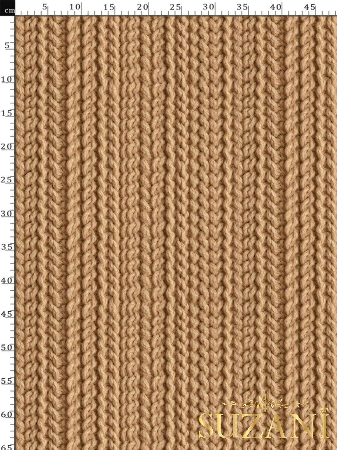 3D Örgü 1 Desenli Dijital Baskılı Kumaş